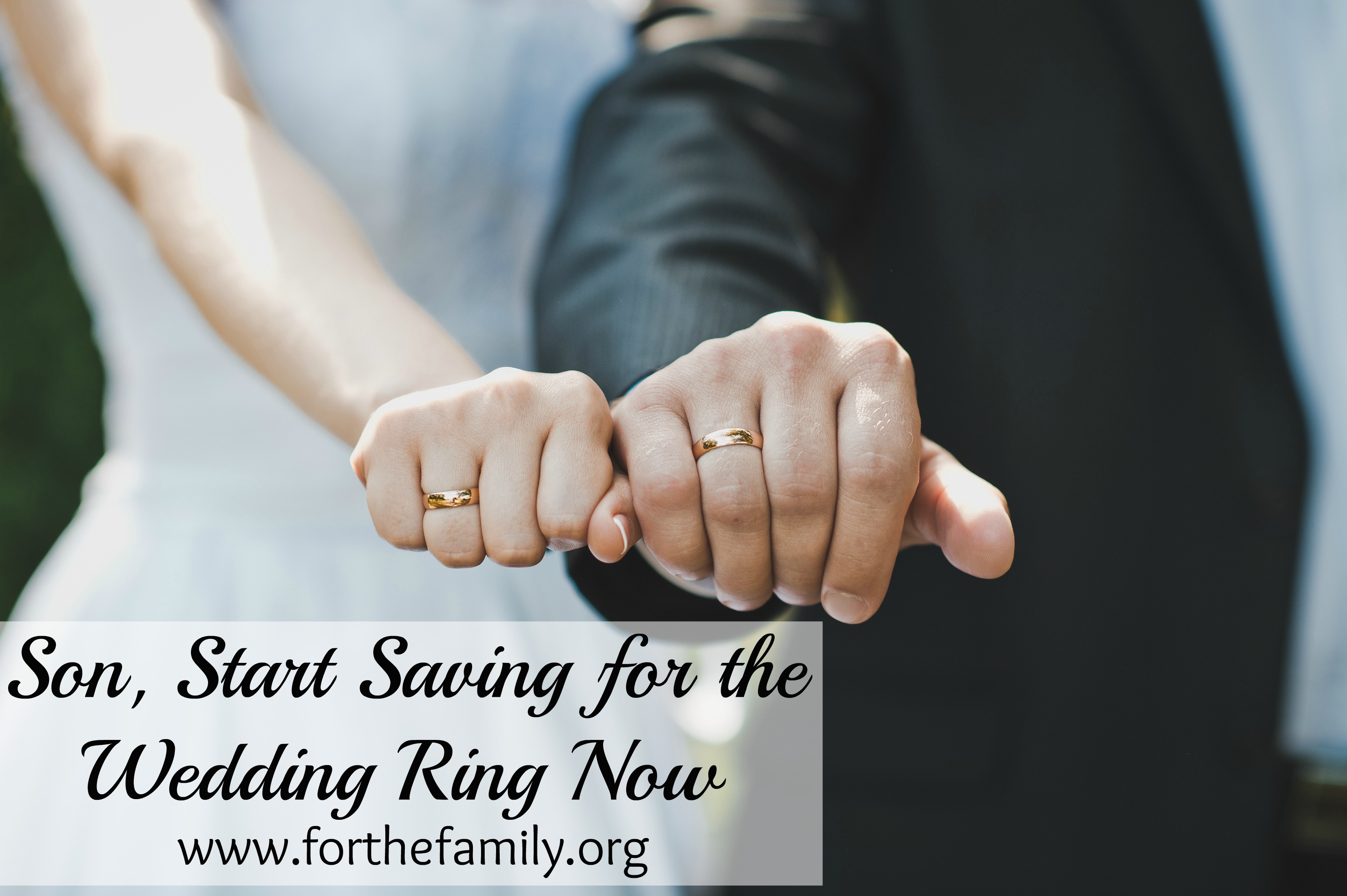 Save for a wedding ring