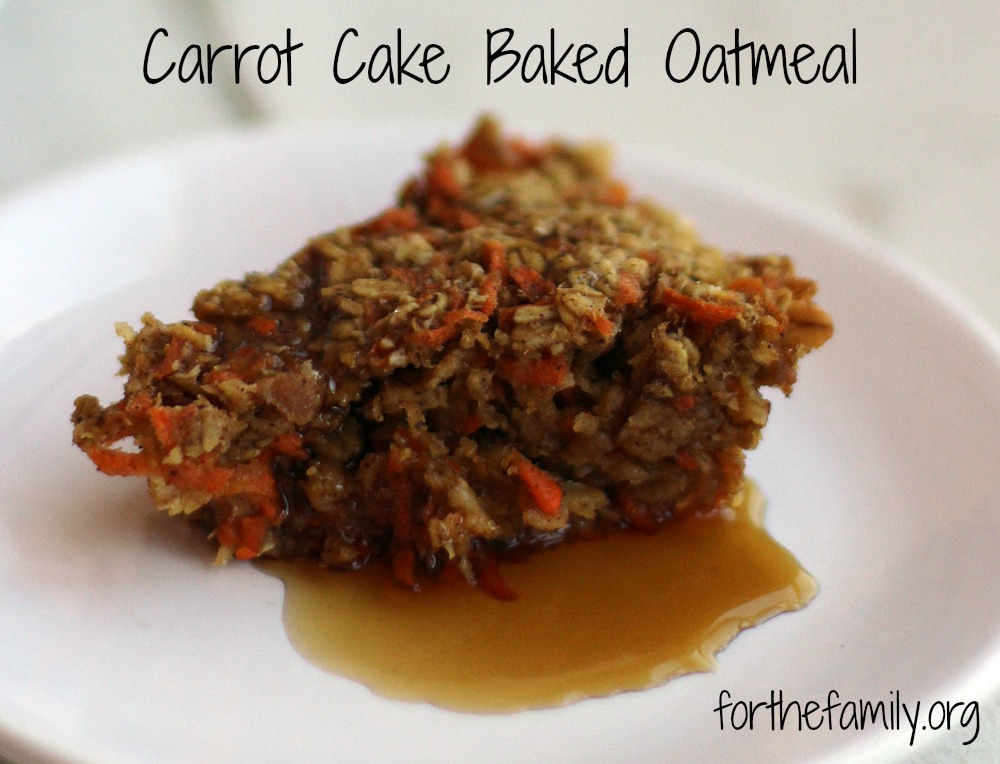 “Carrot Cake” Baked Oatmeal