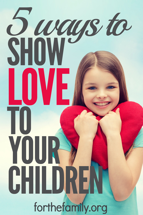 As parents it is our job to show our children that we love them in a tangible way. While saying I love you is important – showing that we love our children is equally important. Here is a list of things to help motivate you to say I love you to your children through your actions. Always remember that you can never show your children too much love.