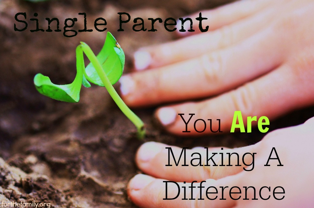 Single Parent: You Are a Family, Too