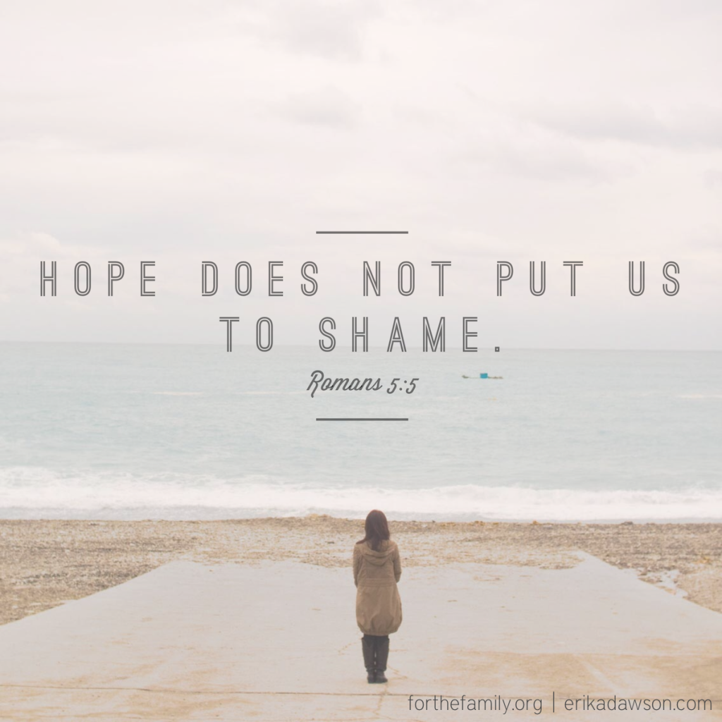Hope does not put us to shame