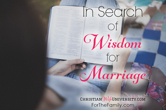 In Search of Wisdom for Marriage