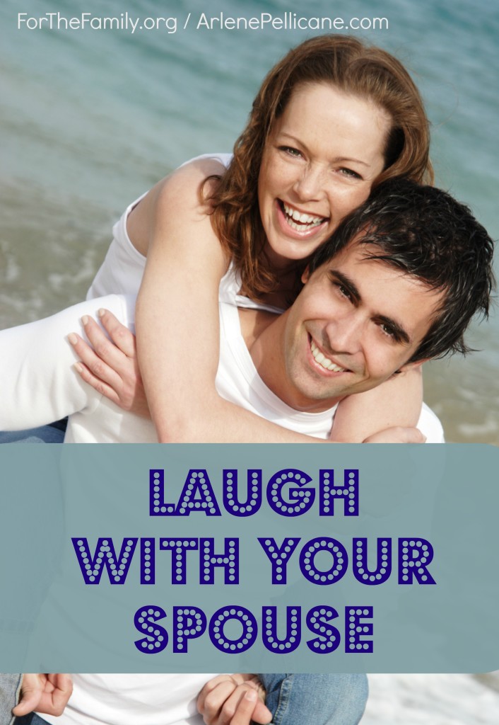 laugh with spouse