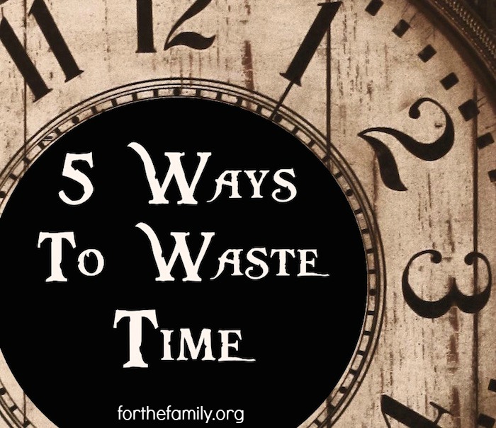 Are you wasting time? Whenever something is rare or in short supply it is valuable- but do we see our time this way, and steward it well in our families? We could be wasting time and not even realize it, avoiding big issues in our marriages, parenting and our own spiritual development. God has graciously given us today- learn how to steward it well for his glory!