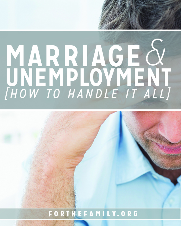 Marriage and Unemployment {how to handle it all}