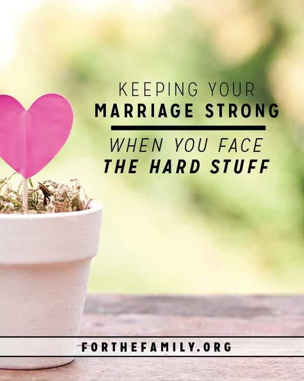 Going through hard times in marriage has a way of testing our togetherness. So how do we get through it? Where is the hope? Here's the secret to surviving when our vows are put to the test.