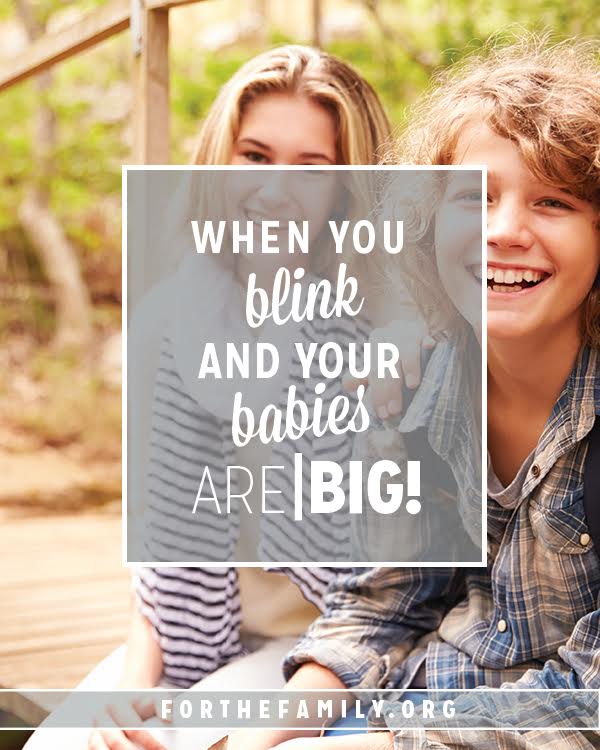 When You Blink and Your Babies are Big (On Embracing a New Season)