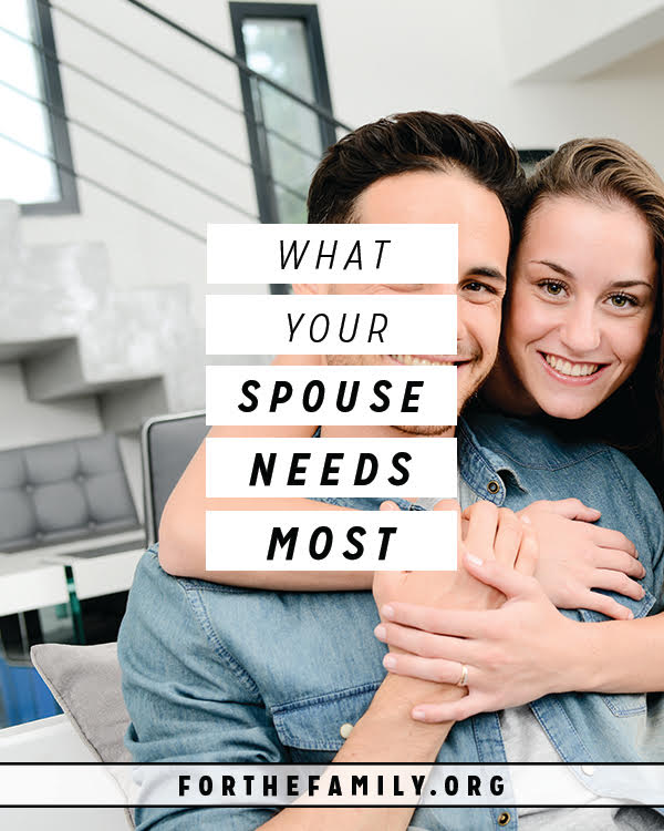 Do you know what your spouse needs most from you? What if there was one thing you could do that would change everything else about your relationship and build hope into their lives? The secret is out and we're sharing it with you today!