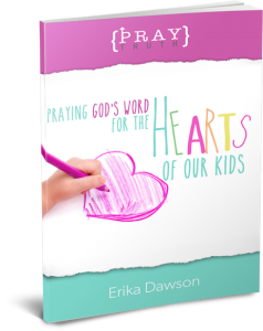 love this resource for praying for our kids