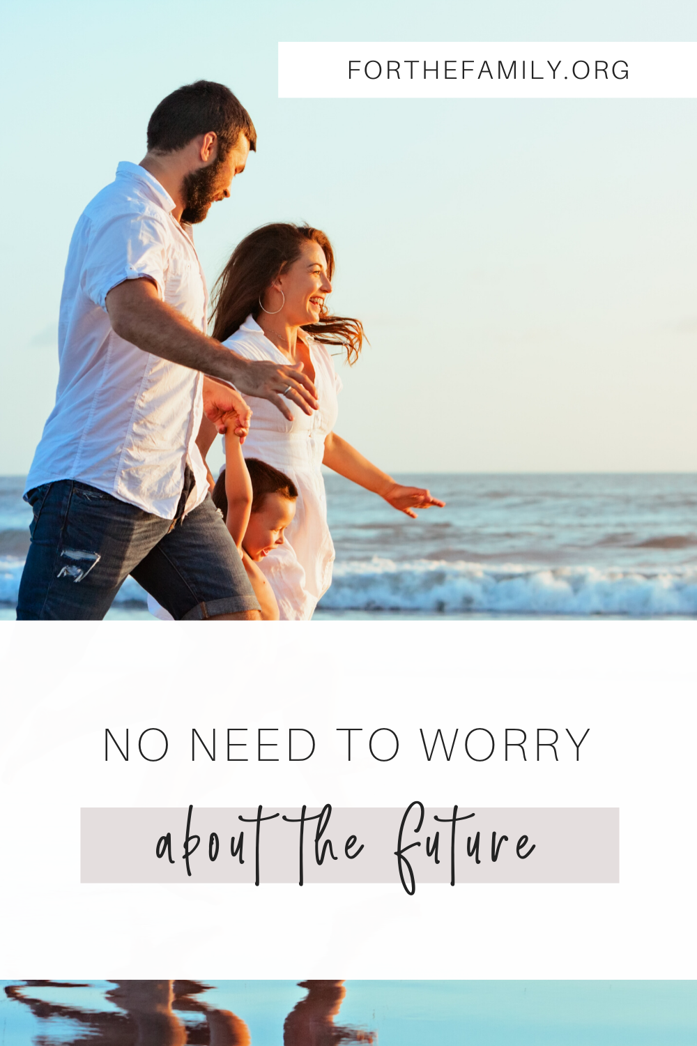 As our kids grow up and the world continues to change, it is easy to worry about the future of our children. However, our job as Christian parents is not to worry because we have a God that walks beside our children into their future. He's laid His hand upon them and guides their way!