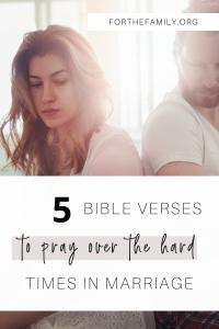 Are you struggling in your marriage? If you are in a place where it just feels too hard there is no better time to pray. Right now, right where you are, God’s word is waiting to infuse your relationship with hope. Here are five verses to strengthen and encourage you today...