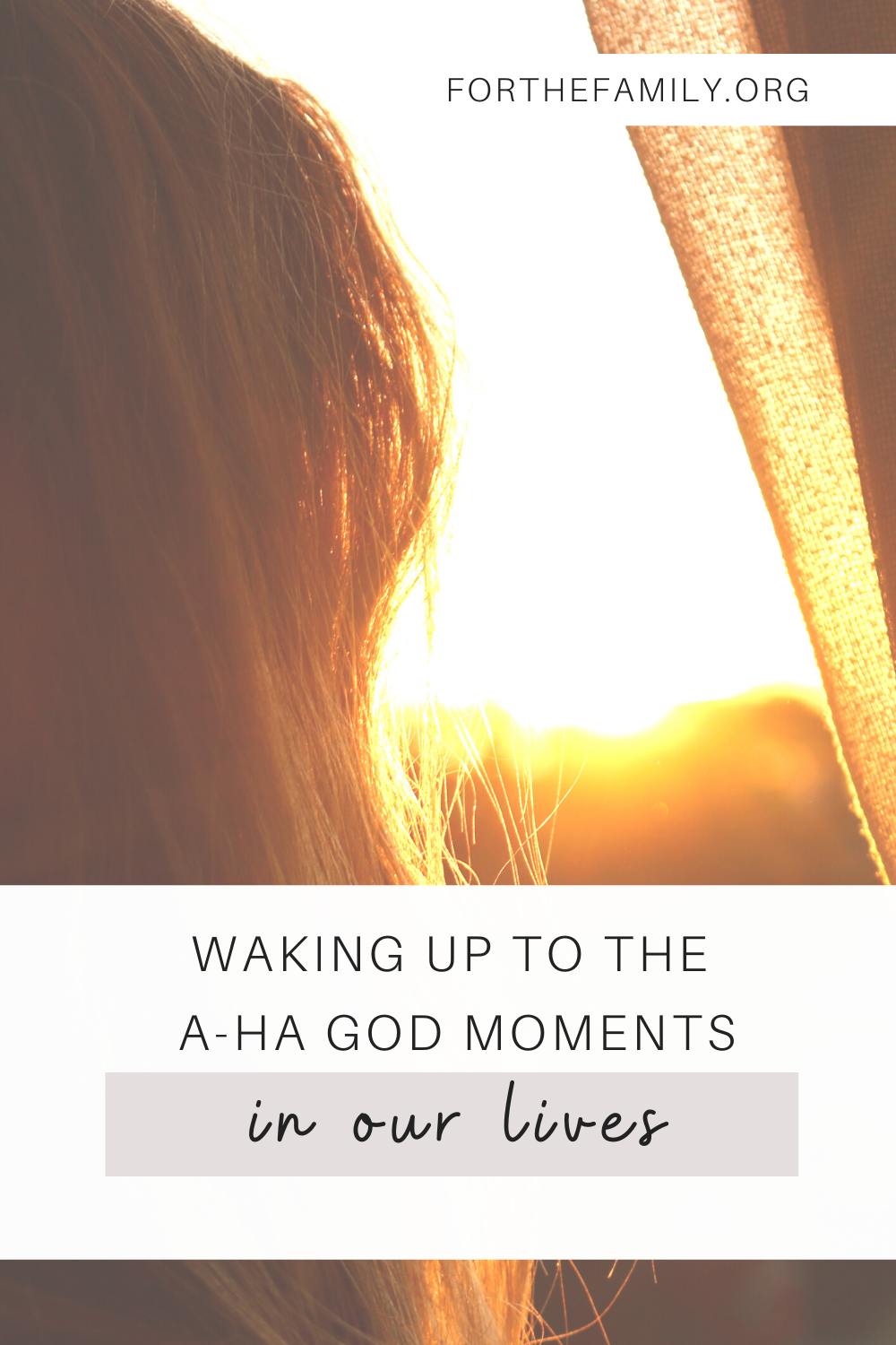 Waking Up to the A-ha God Moments in Our Lives