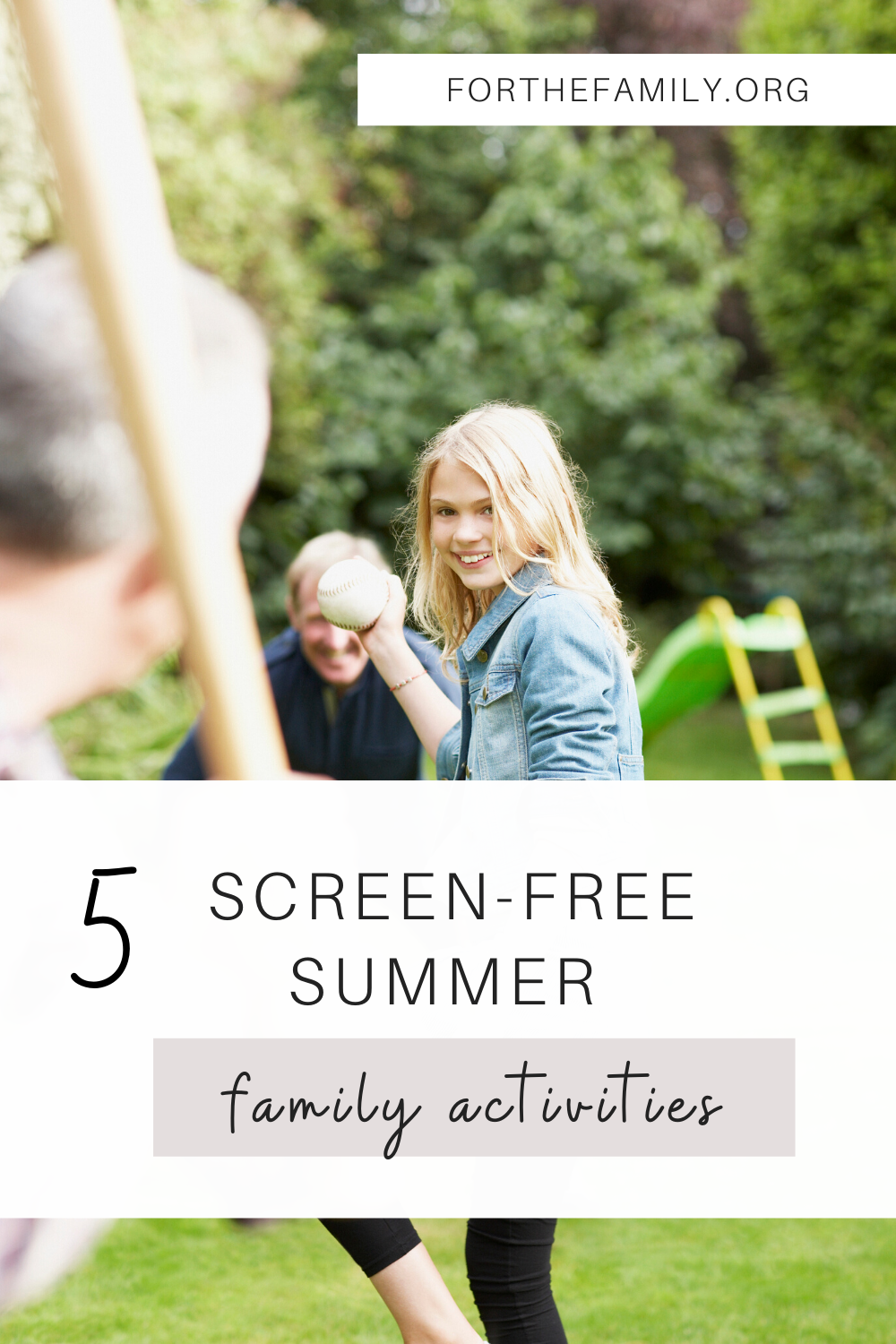 5 Screen-Free Summer Family Activities