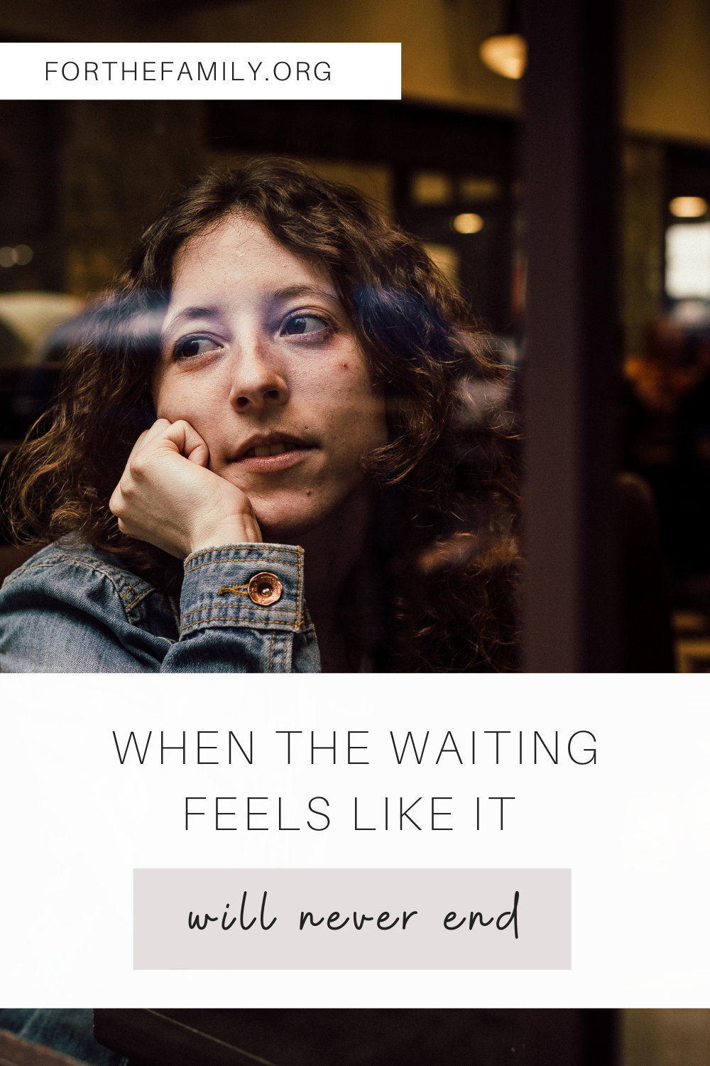 In seasons of waiting, it sometimes feels like it will never end. But we can be so consumed by not having answers now that we miss out on life's blessings right in front of our faces! Here's what to do in times of waiting.